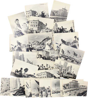 Подборка фотографий, посвященных Международному молодежному фестивалю 1957 г.